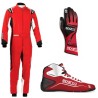 Kit pilotes Sparco rouge