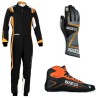 Kit pilote Sparco noir/orange