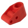 Palier de colonne plastique, rouge